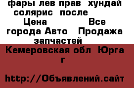 фары лев.прав. хундай солярис. после 2015. › Цена ­ 20 000 - Все города Авто » Продажа запчастей   . Кемеровская обл.,Юрга г.